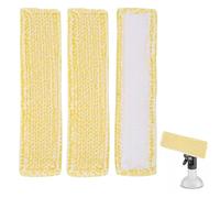 3-Pack Replacement Window Vac Cleaning Pads for Karcher WV2, WV5, and WV6 | Premium Microfiber Mop Cover Cloths with Velcro for Easy Attachment and Replacement | Durable, Washable, and Reusable Access