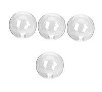 3 Pack Retro Glass Lamp Shades for Ceiling Fan Floor Lamp and Pendant Light G9 Bell Shaped Glass Holders Vintage Decor Light Covers