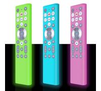 [3-Pack] RETROSUN Remote Cover for Hisense TV ERF6A80 ERF6G80H ERF6F80H Voice Remote Easier to Find, Silicone Cover Compatible with Hisense U6 U7 U8 U9 Series 4K UHD TV (Fluorescent Green/Blue/Pink)