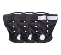 3 Pack Reusable Dog Nappies For Female Dogs, Washable, Size M