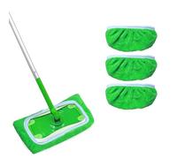 3 Pack Reusable Dry and Wet Sweeping Cloths Mops, Reusable Mop Refill Pads for Swiffer SweeperWashable Microfiber Wipes Cleaning Mop Head