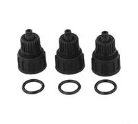 3-Pack Reusable for For Drip Irrigation Hose Adapter for 1/2" Tubing, Leak-Free Barb Fit with Locking Mechanism, fit for for FOR Orbit, DIG, Hunter