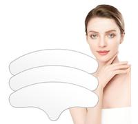 3 Pack Reusable Forehead Wrinkle Patches, Silicone Wrinkle Patches, Forehead & Between Eyes, Reusable Hypoallergenic Silicone Smoothing Pads for Reducing Frown Lines & Face Lift Overnight