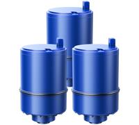 3 Pack RF9999 Faucet Mount Replacement Filter For ALL PUR/PUR PLUS Faucet Filtration Systems, 3-in-1 Powerful & Natural Mineral Filtration, Lead Removal, 9-Month Value, Blue, *NSF Certified