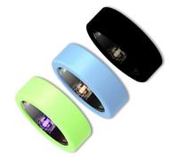 3 Pack Ring Cover Replacement for Oura Ring Gen 4, Oura Ring Gen3, Galaxy Ring, Ultrahuman Ring, Anti-Scratch Elastic Silicone Ring Case Protector for Gym Working Out, Include White, M (10/11/12/13)