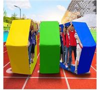 3-Pack Rolling Race Mats For Team Building Relay Games, Adults & Kids(Kids-6M)