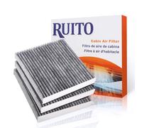 3 Pack RT160 Premium Cabin Air Filter includes Activated Carbon, Replacement for CF12160, BE-160, 97133-D1000, 97133-D3000, Fits Tucson 2016-2021, Kona 2018-2022, Soul 2020-2021, Sportage 2017-2021