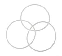 3 Pack Sander Belt for DeWalt DWE6420 DWE6421 DCW210B DCW210P1 CMEW231 - N430442 Replacement Rubber Abrasive Belt, White