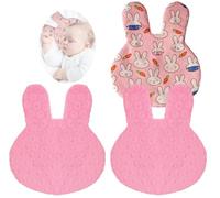 3 Pack Scent Bonding（ NICU） for Infants and Preemies,Comfort Scent Piece for Babies Separated from Caregivers - Helps with NICU Separation Anxiety (Pink)