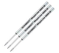 3 Pack - Schmidt MegaLine 4889 Pressurized Refill - Black Ink