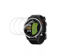 (3 Pack) Screen Protector for GARMIN Approach S44 Smartwatch, Bubble-Free Tempered Glass film - 9H Hardness, HD Clear, Anti-Fingerprint, Anti-Scratch