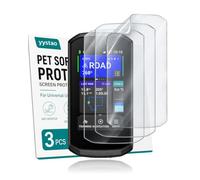 3 Pack Screen Protector for Garmin Edge Explore 3 Bike Computer | yystao PET HD Clear Soft Film, Anti-Scratch, Explosion-Proof Protection, Precise Fit for UK Cyclists