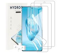 3 PACK Screen Protector for OnePlus 12R/OnePlus Ace 3，[Not Glass] Scratchproof,Bubble Free ,Easy Installation,HD Fingerprint Unlock Full Coverage Flexible TPU Screen Protector Film,Transparent.