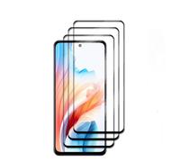 3 Pack Screen Protector for OPPO A58, Full Coverage 9H Hardness Tempered Glass Film for OPPO A58 - Bubble Free, Ultra Resistant, Case Friendly