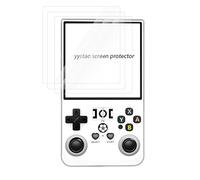 (3 Pack) Screen protector for R36MAX/V40Max/R36Ultra/R36Plus Retro Handheld Game Console, yystao 9H Hardness Tempered Glass Film - Anti-Scratch, Touch-Sensitive, Anti-Fingerprint, Anti-Bubble
