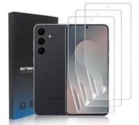 3 Pack Screen Protector for Samsung Galaxy S25 FE 6.7", [Not Glass] HD Clear Soft Flexible TPU Hydrogel Protective Film for Samsung Galaxy S25 FE - Support Fingerprint Reader, Scratch Resistant