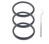 3-Pack Sealing Gaskets Replacement Parts Fits for NutriBullet Blenders 600w/900w Extractor Blade