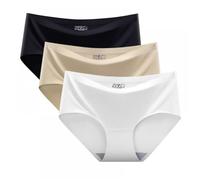 3 Pack Seamless Knickers for Women High Waisted No VPL Show Underwear Breathable Comfy Stretchy Panties Moisture Wicking Invisible Full Coverage Briefs Zero Feel Hipster Ladies Knickers Multipack