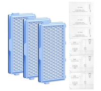 3-Pack SF-HA 50 HEPA Filter Replacement Compatible with Miele Vacuum Cleaners Compact C1 & C2 / Complete C2 & C3 / S4000-S8999 Series, with 3 Motor Protection Filters & 3 Exhaust Filters