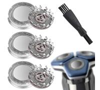 3 Pack SH71 Replacement Shaver Heads Compatible with Philips, with Cleaning Brush, for Shaver Series 7000 (S7XXX) and Angular-Shaped Series 5000 (S55XX) S5531/S5532/S5533/S5536/S5830/S6600 & S6800
