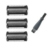 3 Pack Shaver Head Replacement Trimmer ,Compatible for Philips,Compatible for Bodygroom, BG 2024-2040 S11 YSS2 YSS3 Series with Brush