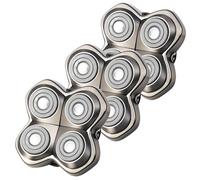3 Pack Shaver Pro 4 Replacement Heads Compatible with Skulls Pitbulls Series,Gold PRO/Silver PRO/Platinum PRO/Butterfly Kiss PRO Head Shavers,Electric Shaver & Head Shaver Replacement Blade