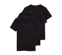 3 Pack Short Sleeve T Shirt Black, Medium