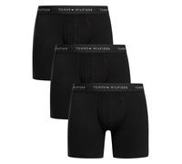 3 Pack Signature Cotton Essentials Boxer Briefs Black/Black/Black XXL