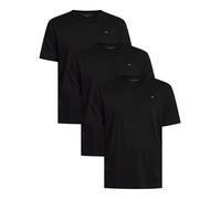 3 Pack Signature Cotton Essentials Lounge T-Shirts Black/Black/Black L