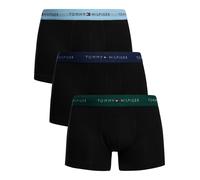 3 Pack Signature Cotton Essentials Trunks Black (Green/Blue/Navy) M