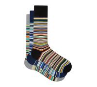 3 Pack Signature Stripe Socks Tri Colour
