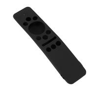 3 Pack Silicone Protective Case for Samsung Smart TV Remote Control Shockproof, Glowing Skin Sleeve Protector with Rope for Samsung Smart 4K Ultra HDTV Remote (Black)