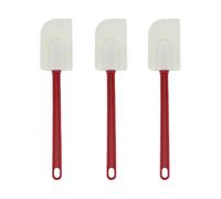 3 Pack Silicone Spatulas, 35cm Heat Resistant Non-Stick Baking Spatula Kitchen Utensils for Cooking, Baking and Mixing (Middle)