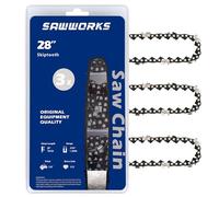 3-Pack Skiptooth 28 Inch Chainsaw Chain 3/8" Pitch .050" Gauge 91 Drive Links for 36760050091, 33RSF-91 Stihl MS660, MS440, MS391 and More
