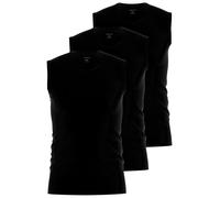 3 Pack Sleeveless Vests Micro Modal by Ammann 10115 M-2XL Black and White