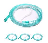 3 Pack Soft High Flow Oxygen Cannulas and Sensitive 7 Foot Tubes with Standard Connection | O2 Hose Accessories for Adults