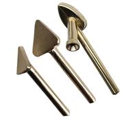 3 Pack Soldering Iron Welding Tips, Triangle PP Welding Replaceme | PP Compatible Construction, Triangular Tip Design, Copper, Multi-use Bumper Dashboard Repair