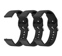 3 Pack Sport Bands Compatible with Casio AE-1300 AE-1200 F-108 W-216H AE-1000w SGW-300H AQ-S800W W-800H,Soft Wristband Silicone Strap for Casio
