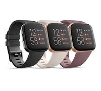 3 Pack Sport Bands Compatible with Fitbit Versa Bands, Classic Soft Sport Replacement Wristbands for Fitbit Versa 2 Smart Watch Women Men