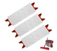 3-Pack Spray Mop Head Replacement Perfectly Compatible with Vileda 1-2 Spray Mos for Ultramax UltraMax Plus Easywring 1-2 Spray Mop Head Replacements Microfibre Pads Refill Machine Washable Grey