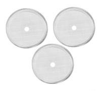 3 Pack Stainless Steel Mesh Screen for French Press, Cafetiere Filter Replacement Plunger Pot Spare Parts, Coffee Grounds Strainer and Loose Leaf Tea Infuser, Fit for 8 Cup Press(for 1000ML)