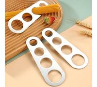 3-Pack Stainless Steel Spaghetti Measuring Tools for Perfect Portions - Ideal Pasta Portion Control and Easy Meal Prep (3)