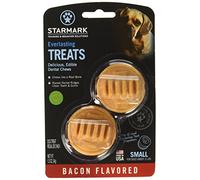 (3 Pack) StarMark Everlasting Bacon Dog Dental Chews, Small (2 Chews Per Pack / 6 Total)