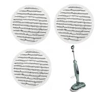 3 Pack Steam Mop Pads Compatible For Shark S6002UK S7201UK S8201UK - Premium Microfiber Rotating Power Pads with Enhanced Absorption & Grip Technology, Machine Washable & Reusable for Hardwood