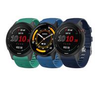 3-PACK Straps for Garmin Vivoactive 4 /Venu 2 /Venu 3, 22mm Width Adjustable Soft Silicone Quick Release Band for 255/265 Music,Legacy Hero Strap (Green+Midnight blue+Deep blue)