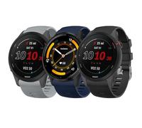 3-PACK Straps for Garmin Vivoactive 4 /Venu 2 /Venu 3, 22mm Width Adjustable Soft Silicone Quick Release Band for 255/265 Music,Legacy Hero Strap (Black+Midnight blue+Grey)