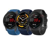3-PACK Straps for Garmin Vivoactive 4 /Venu 2 /Venu 3, 22mm Width Adjustable Soft Silicone Quick Release Band for 255/265 Music,Legacy Hero Strap (Black+Midnight blue+Deep blue)