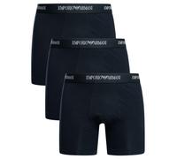 Emporio Armani Men's 3 Pack Stretch Boxer Briefs, Blue