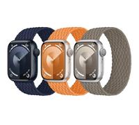 3 Pack Stretchy Braided Solo Loop Compatible with Apple Watch Bands 40mm 41mm 42mm 38mm 44mm 45mm 46mm 49mm Women Men, Elastic Nylon Solace Strap for iWatch Series 11 10 9 8 7 6 5 4 3 Ultra/SE 2