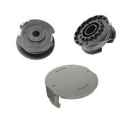 3 Pack Strimmer Wire Replacement Spool Cover and Line Compatible with Bosch Art 23 SL 26 SL, EasyGrassCut 18, 23, 26, 18-230,18-260